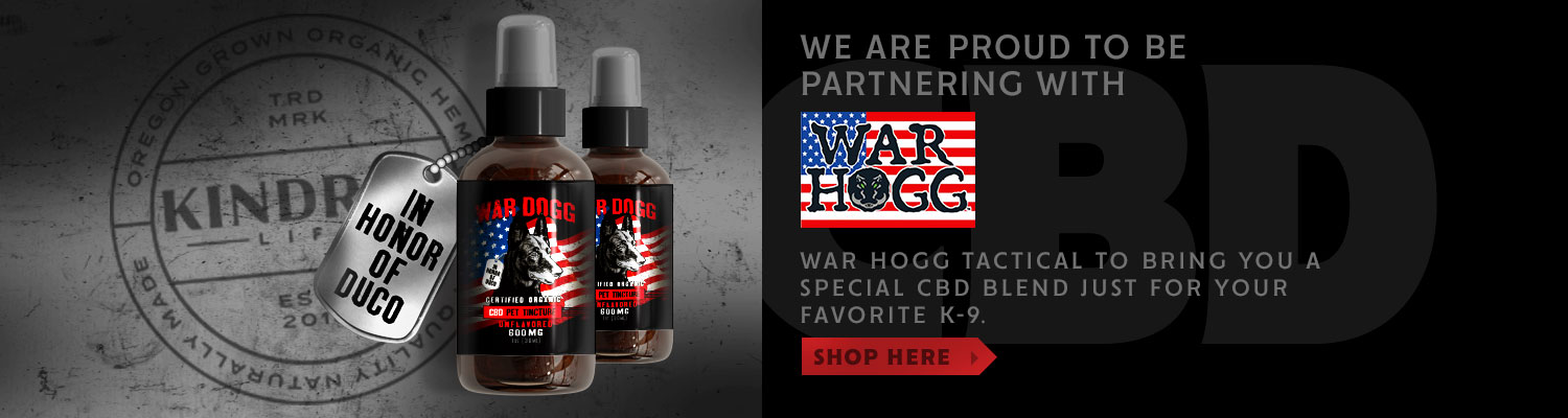 Link to product page for War Dogg pet tincture